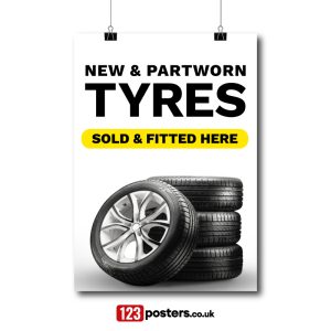 Tyre shop poster